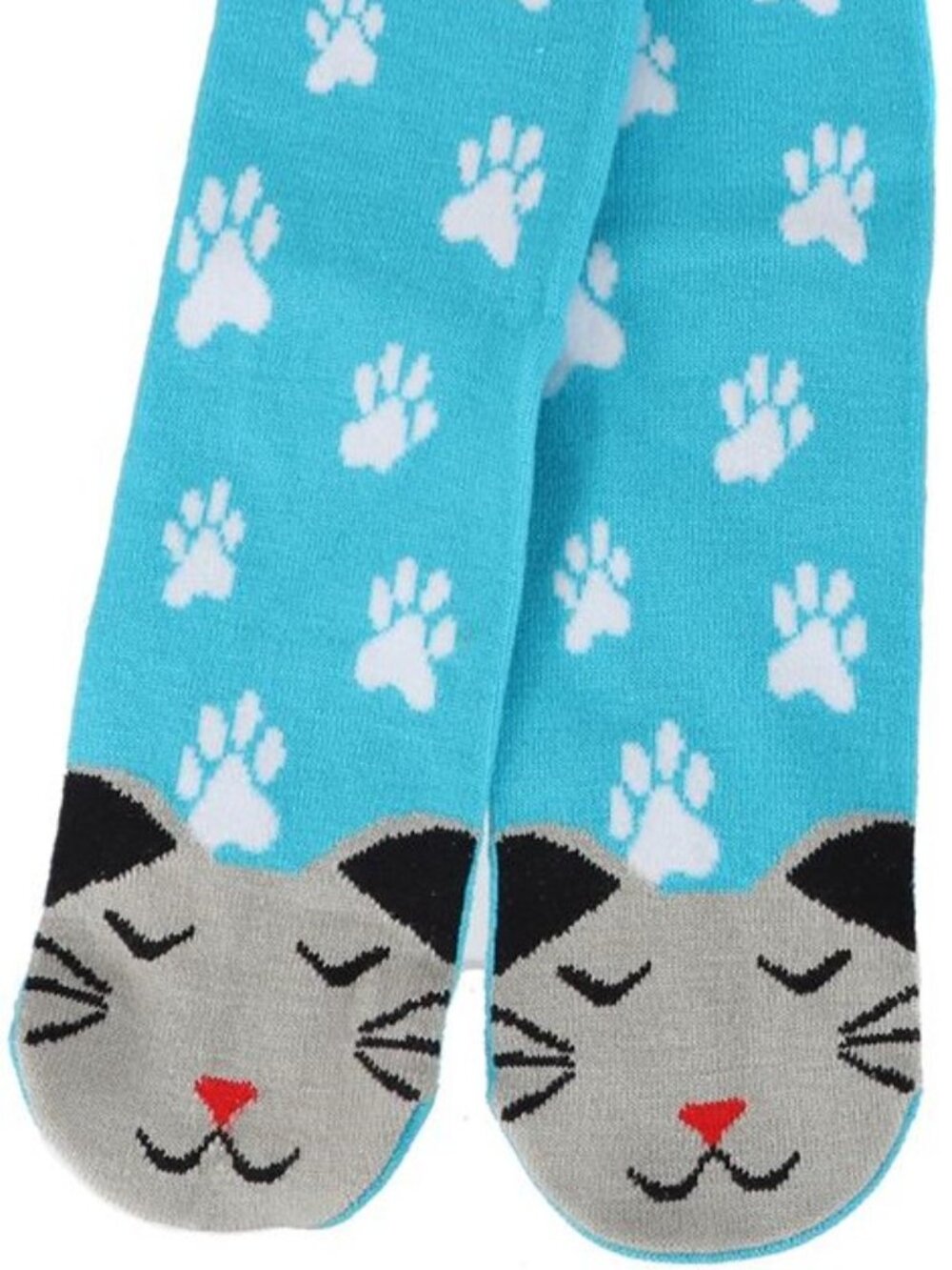 Cute cat face socks